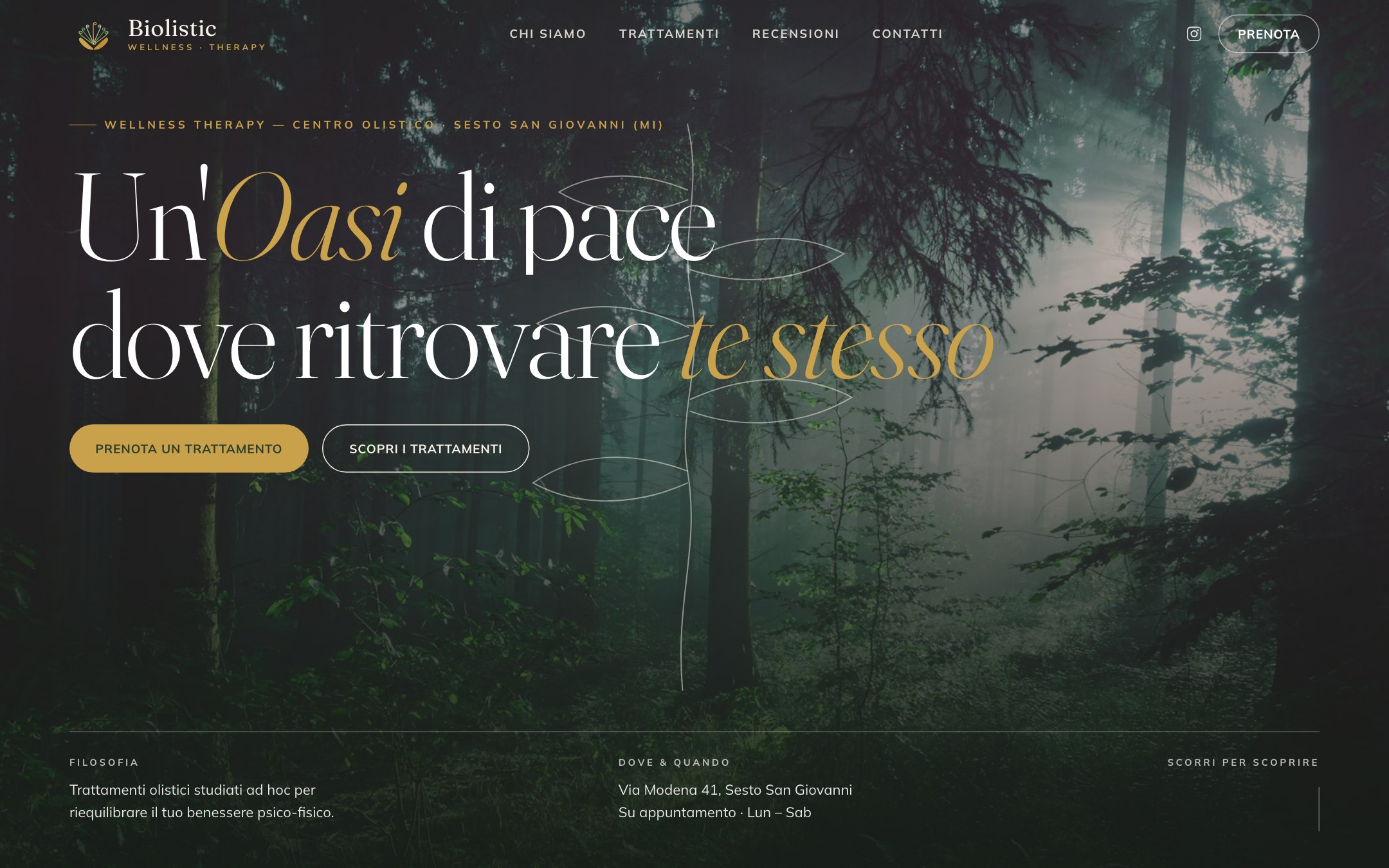 Anteprima del sito Biolistic