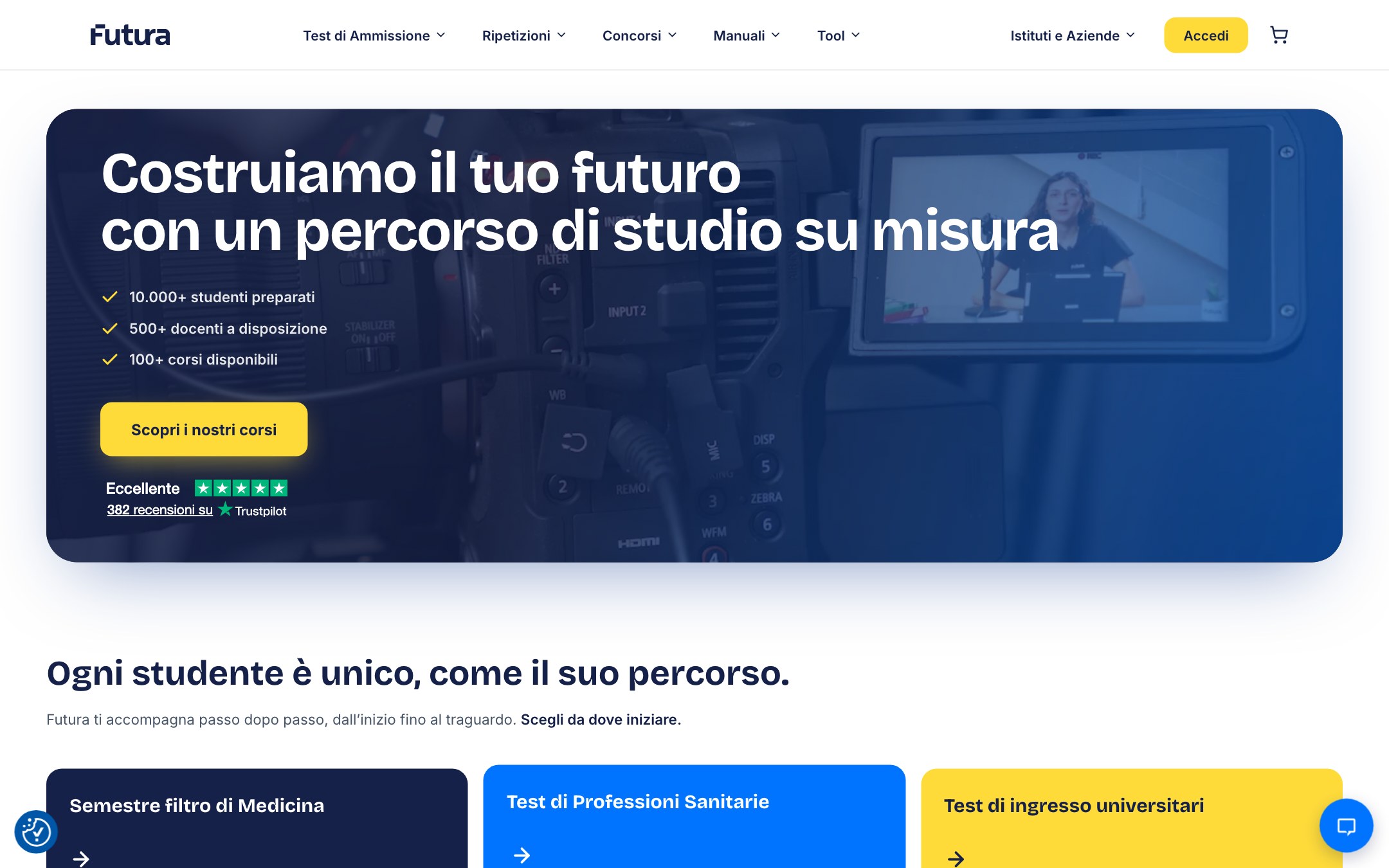 Anteprima del sito Futura